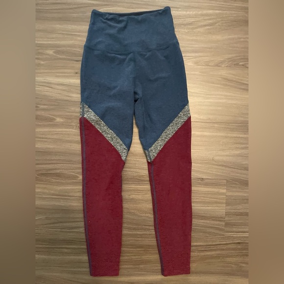 Beyond Yoga Tri-Panel Spacedye High-Waisted Midi Leggings - Women's size XS - Picture 4 of 6